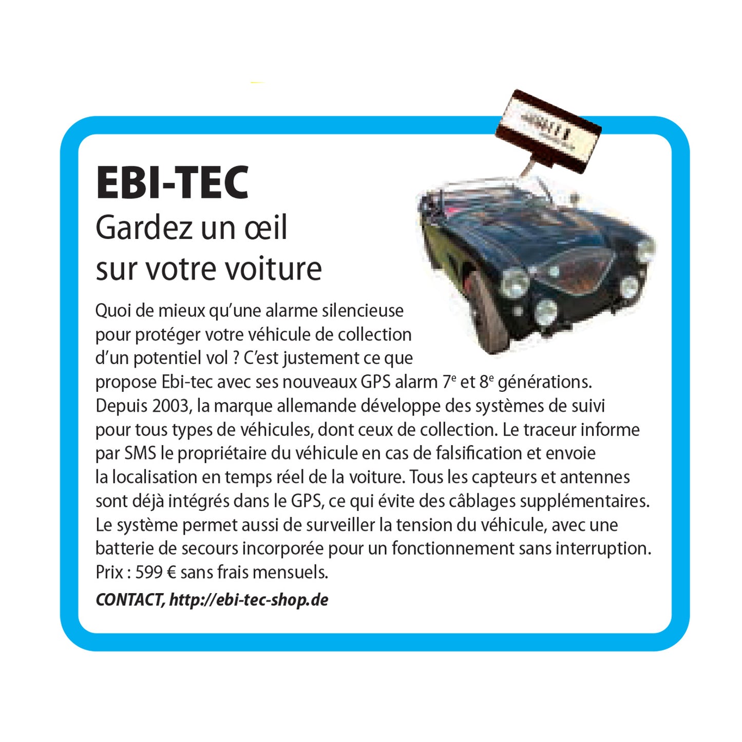 6221 / Auto-Alarmanlage: GPS-Alarm 6.0 Edition Car Protect (ohne monatliche Gebühren)