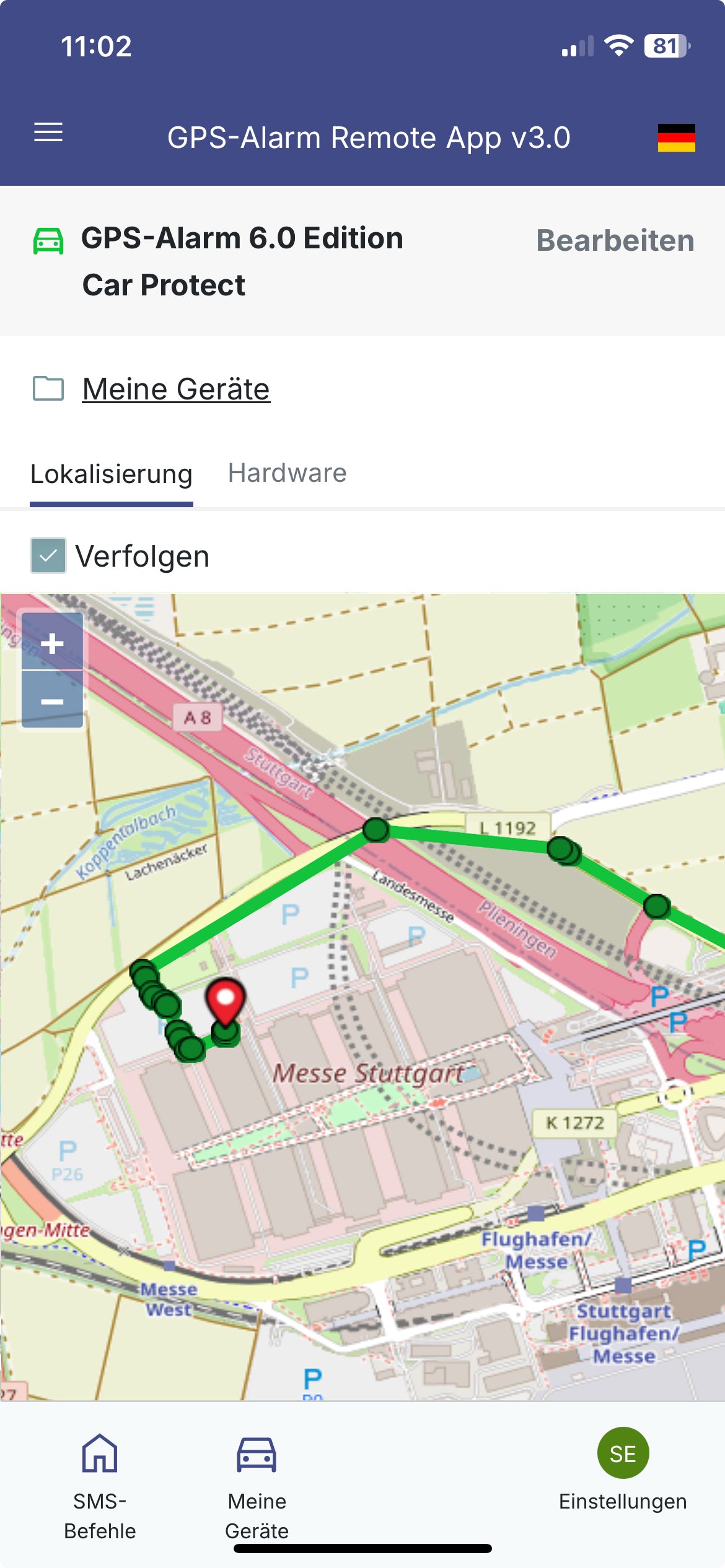 6222 / Motorrad-Alarmanlage: GPS-Alarm 6.0 Edition Bike Protect (ohne monatliche Gebühren)