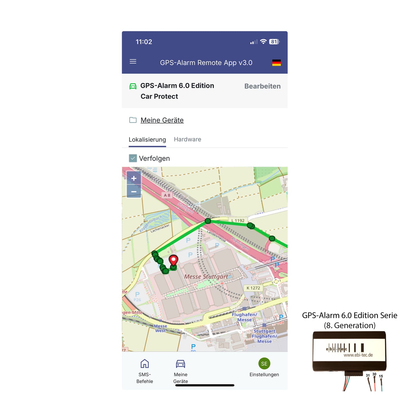 6226 / Caravan-Alarmanlage: GPS-Alarm 6.0 Edition Caravan Protect (ohne monatliche Gebühren)
