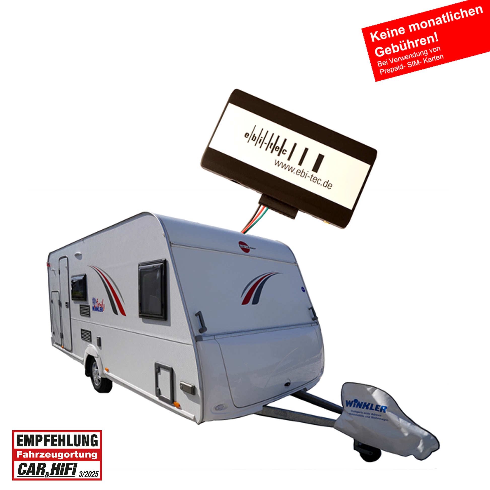 6226 / Caravan-Alarmanlage: GPS-Alarm 6.0 Edition Caravan Protect (ohne monatliche Gebühren)